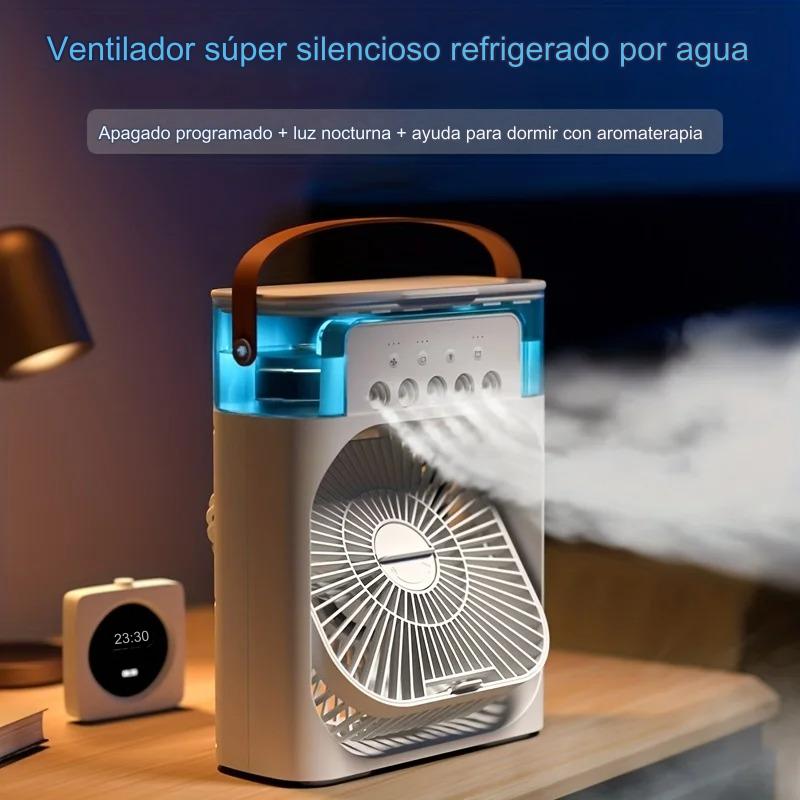 Mini ventilador humidificador de aire acondicionado