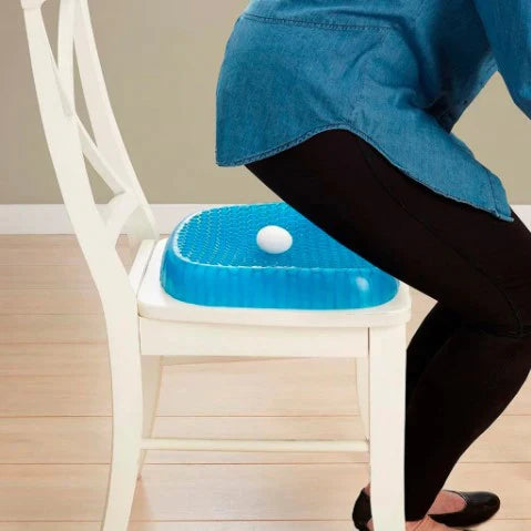 ComfySeat™ Cojín en Gel Ortopédico + Funda